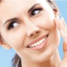model exfoliation smile